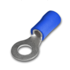 TERMINAL OJAL AISLADO14-16AWG AZUL 100UND